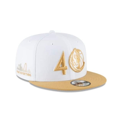 White Dallas Mavericks Hat - New Era NBA City Edition Alt 59FIFTY Fitted Caps USA5167940